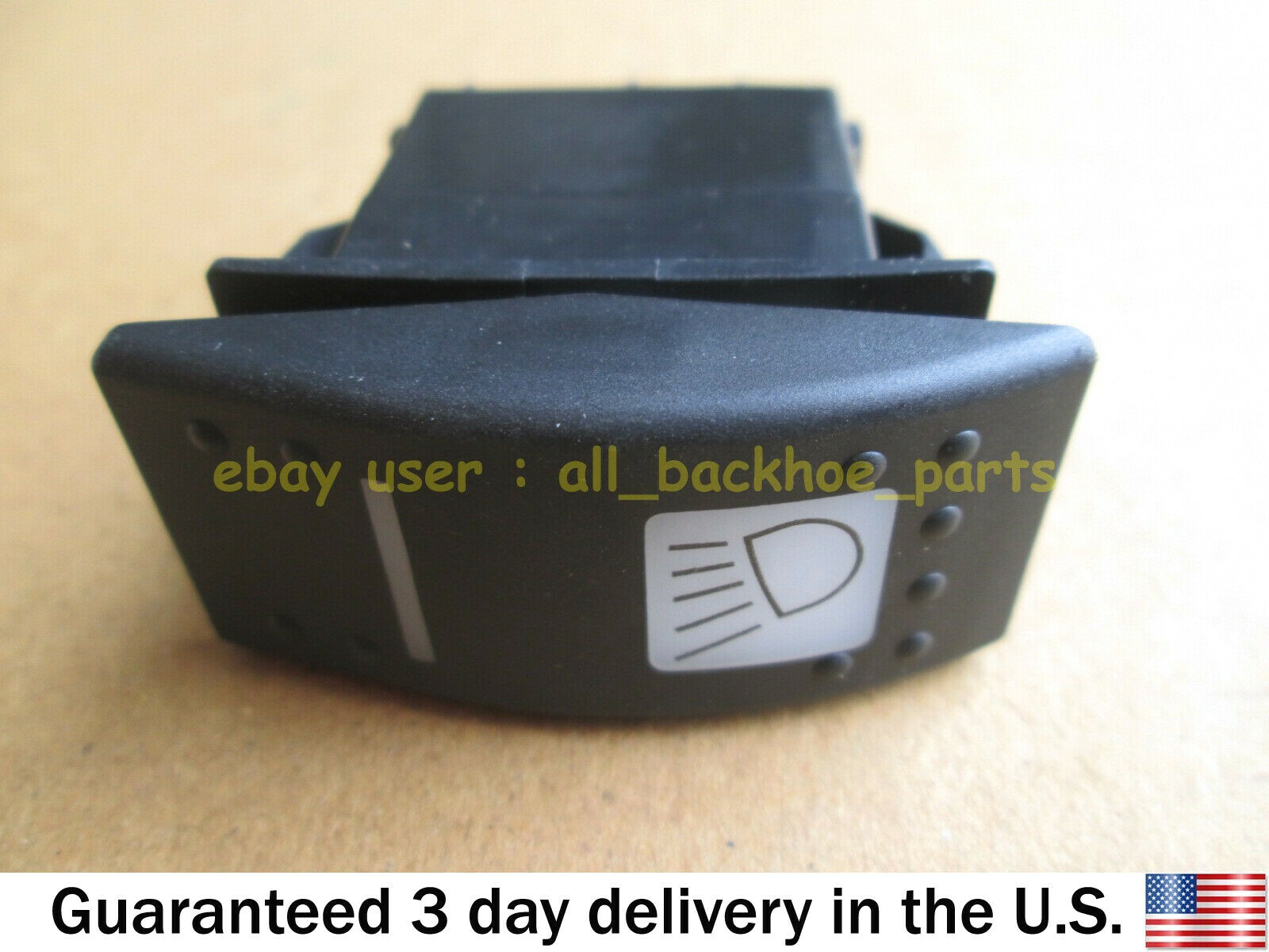 JCB BACKHOE - ROCKER SWITCH 12V, 6 PIN (PART NO. 701/60004)