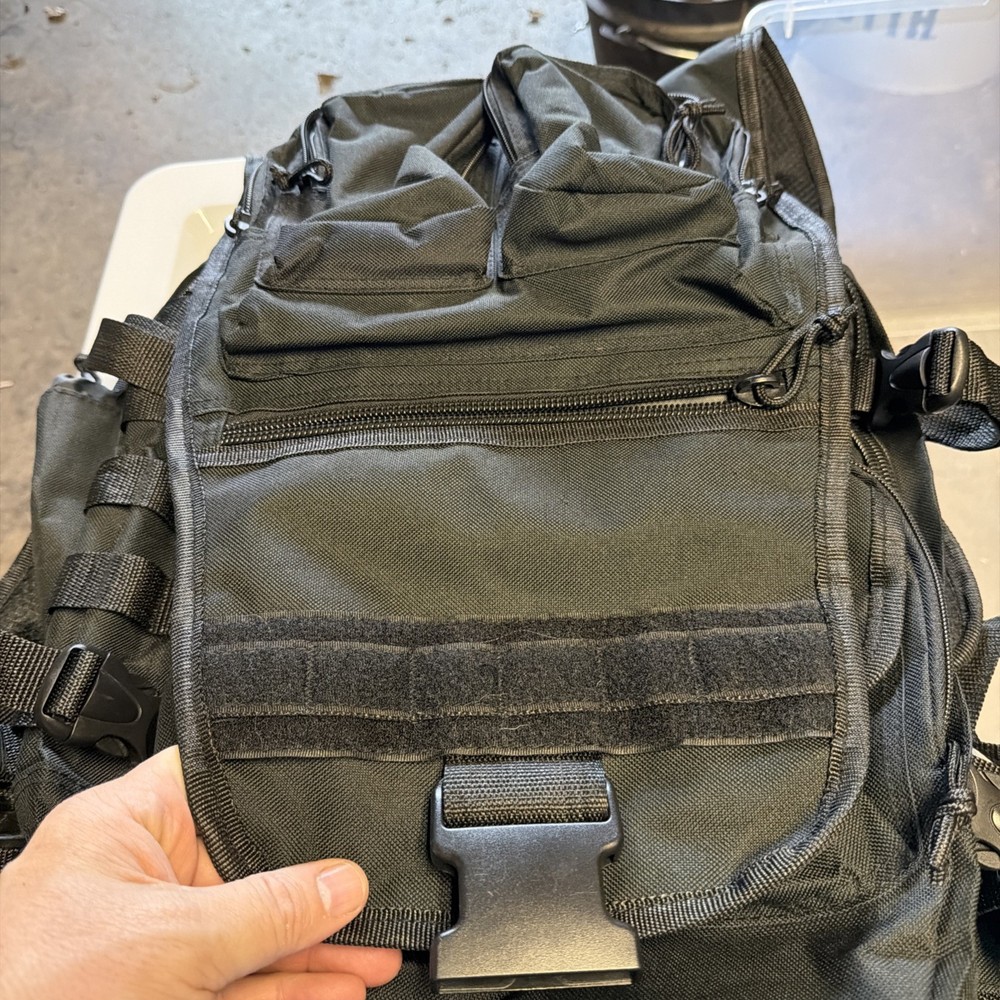 Warrior Tactical black backpack