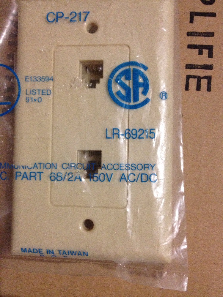 Modular Phone Jack communication circuit accessory 68 / 2A LR-69215