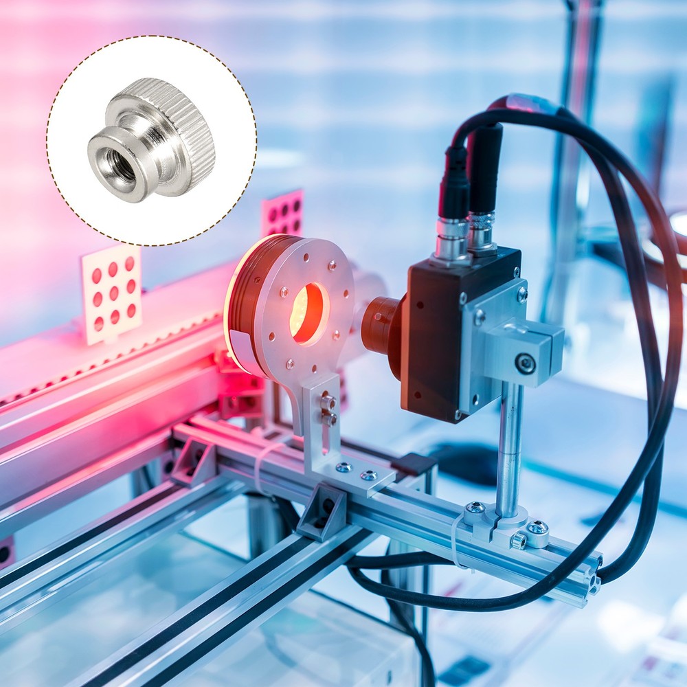 Knurled Thumb Nuts, 10Pcs M8 Iron Round Knobs for 3D Printer Parts