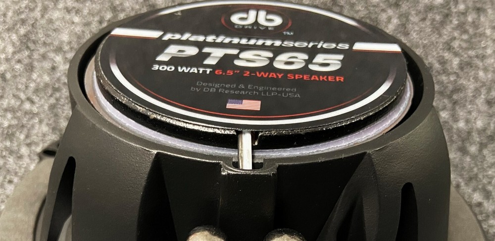 DB DRIVE PTS65 6.5 2-WAY PLATINUM SERIES SQL PERFORMANCE 300 WATTS 2 OHMS
