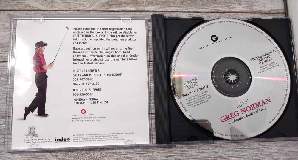 Greg Norman Ultimate Challenge Golf Windows95 Version 2