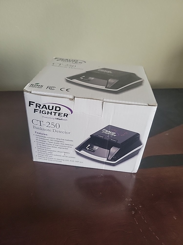 Bank Note Detector Machine - Black