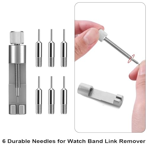 Solid Watch Link Removal Kit, Tools to Adjust and Remove Bracelets，Watch Strap
