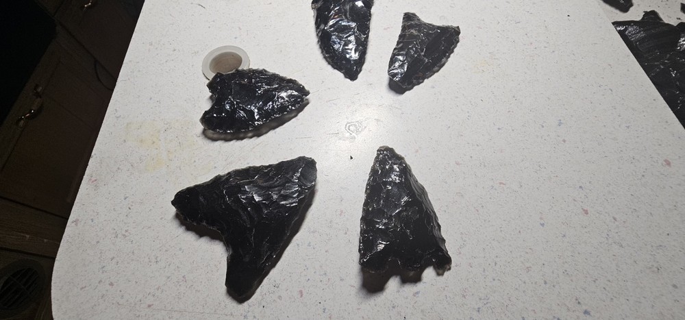 5 Hand Crafted Arrowhewds