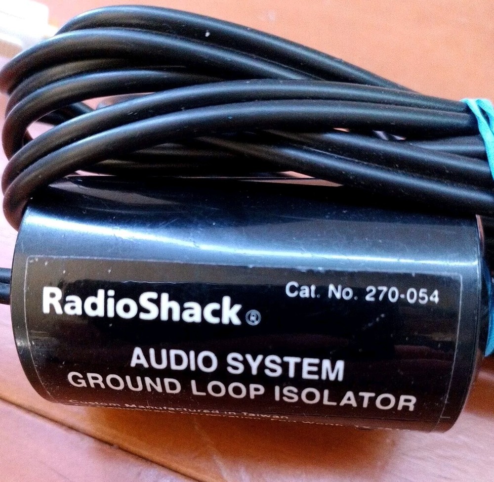 Radio Shack Audio System Ground Loop Isolator