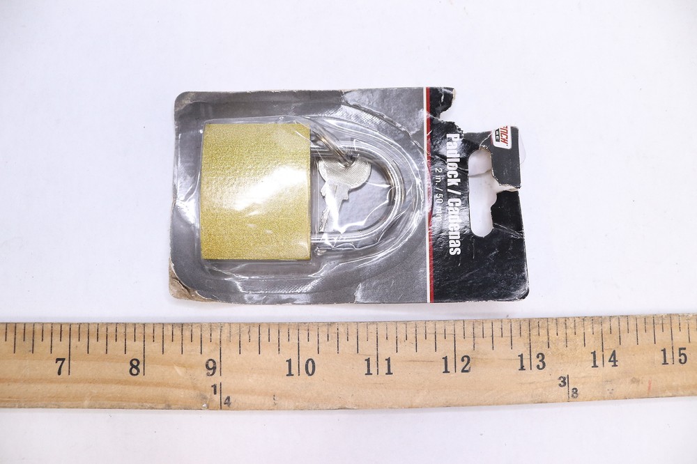 Tool Bench Hardware Padlocks w/ 3-Keys 2"