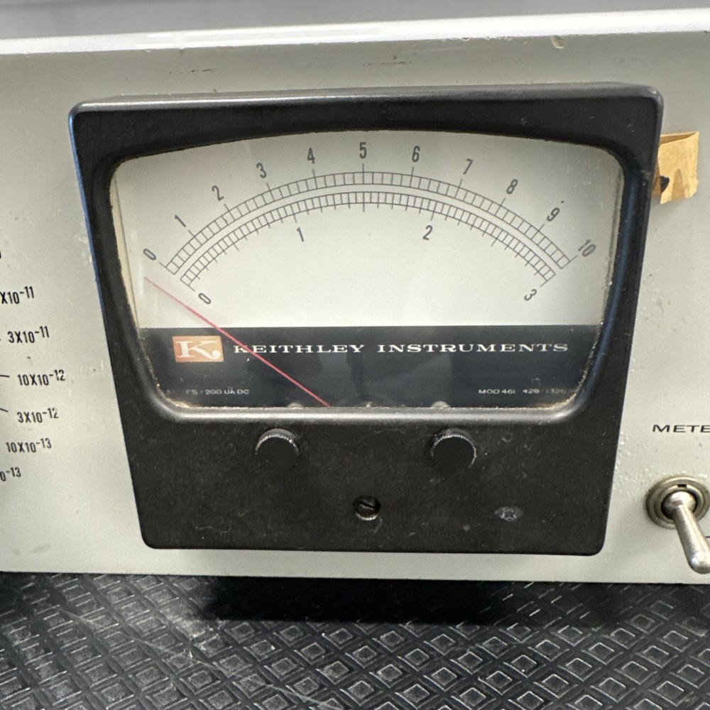 Keithley Instruments Model 410 Full Scale Micro-Microammeter Tested and Working.