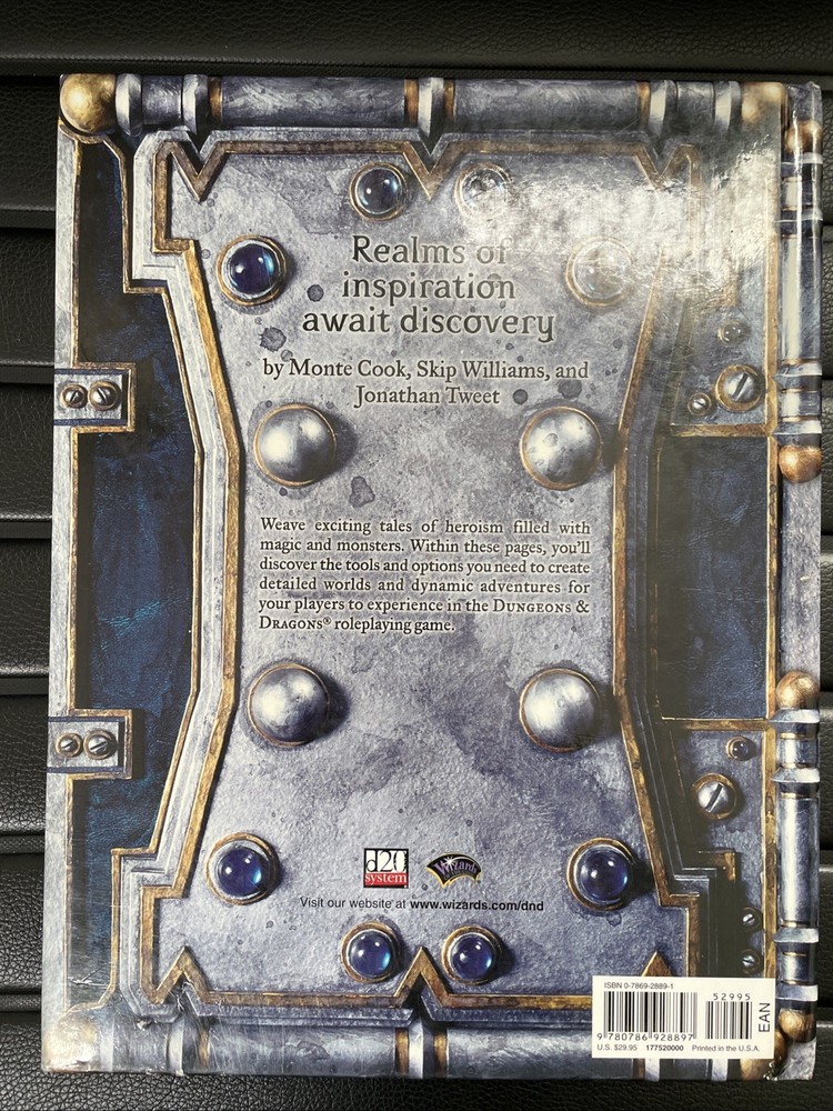 Dungeons And Dragons: Dungeon Masters Guide