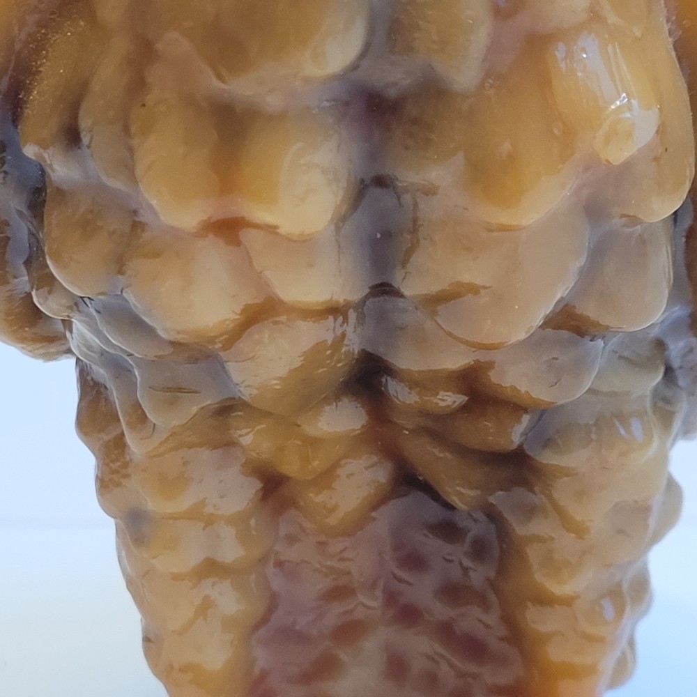 Vintage Solid Wax Bald Eagle Sculpted Candle 7" Tall Never Lit Nice See Descript