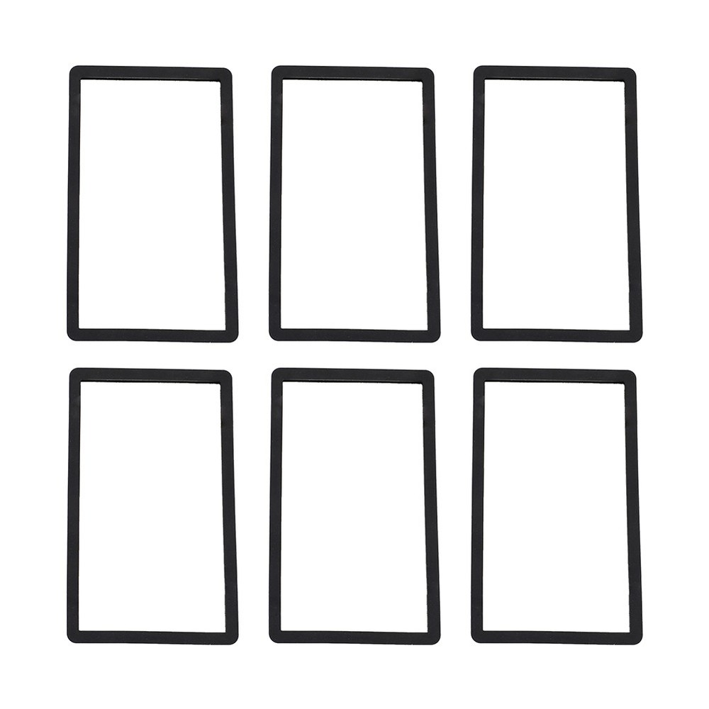 6PACK Silicone Bumper Guard Slab Protector Shock Absorption for PSA Graded Cards