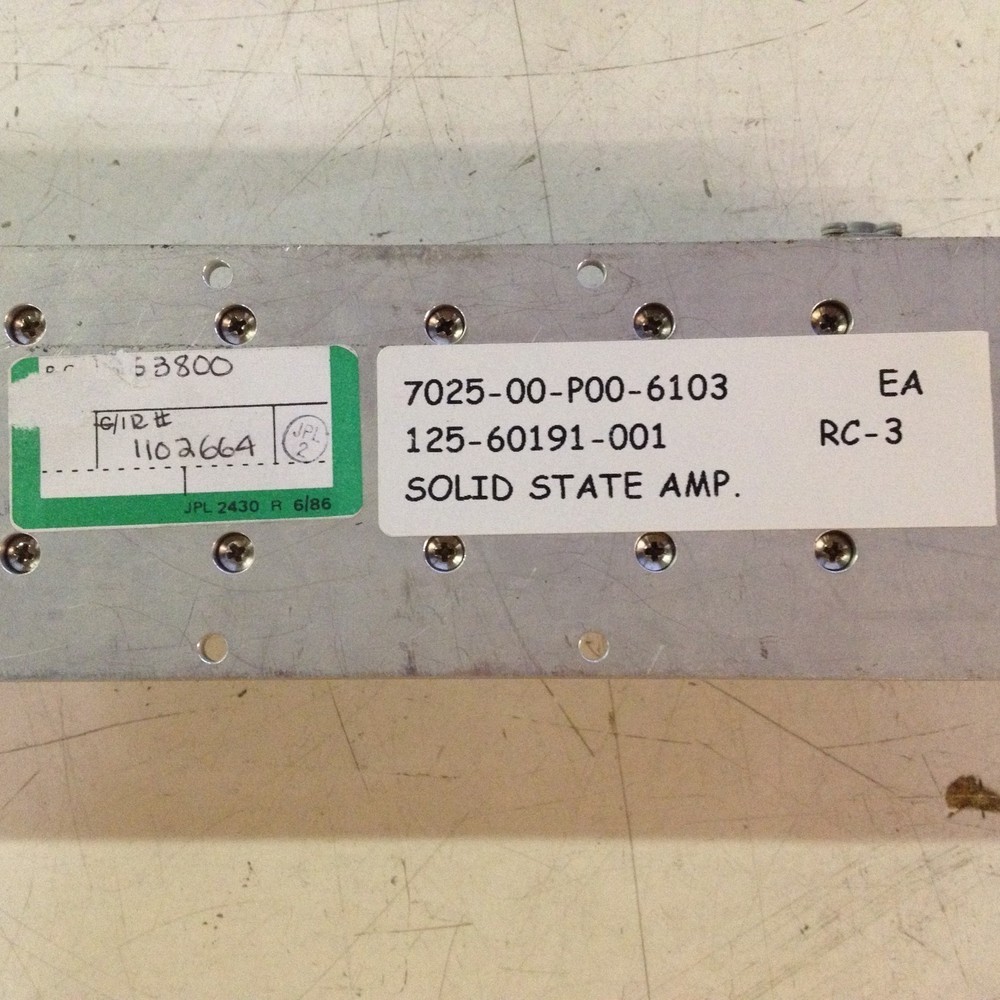 RF Amplifier Radio Frequency AMA1724B21 Solid State 101-10077