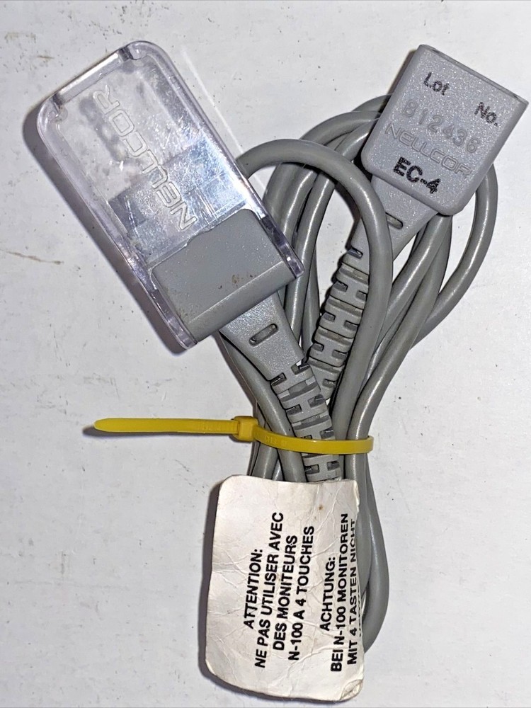 Nellcor Oximetry Extension Cable EC-4, Clean!