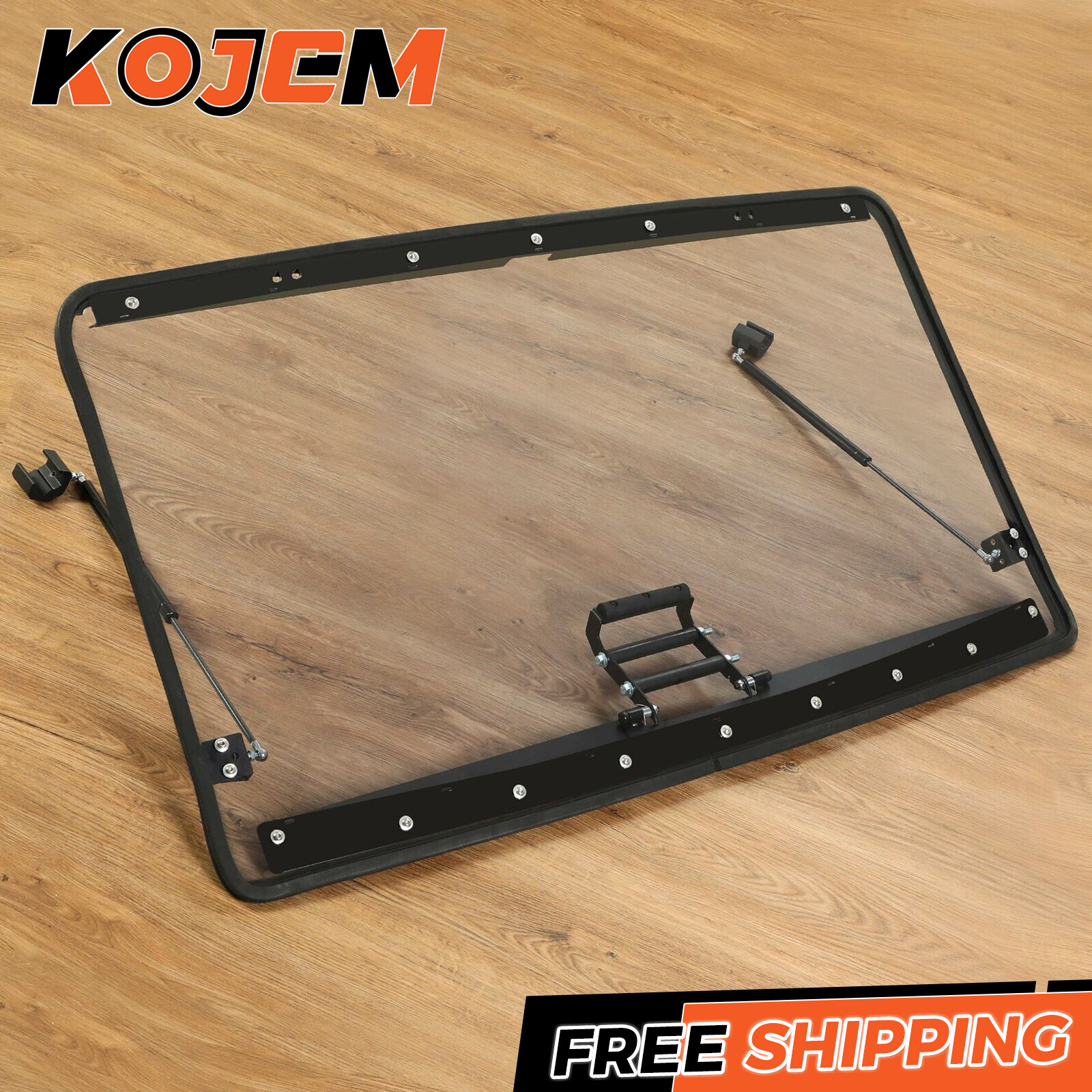 Clear Flip Windshield Scratch Resistant For Can-Am Defender HD/MAX/Pro 2016-2023