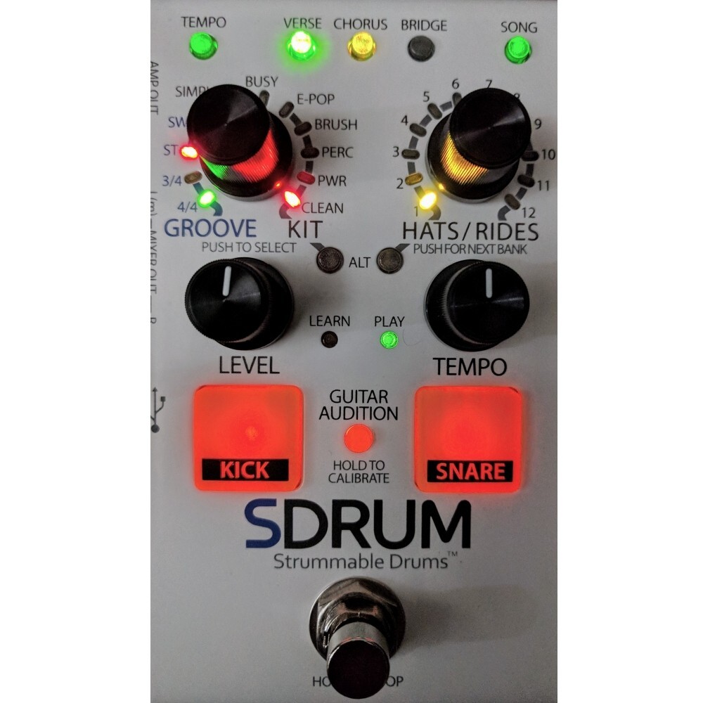 DIGITECH SDRUM Intelligent Stompbox Pedal