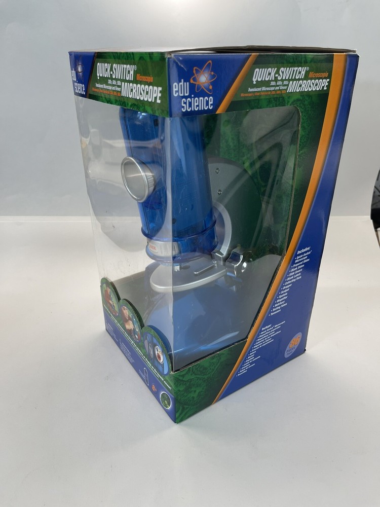 Microscope Edu Science Kids Quick Switch 150x 300x 600x Microscope and Viewer