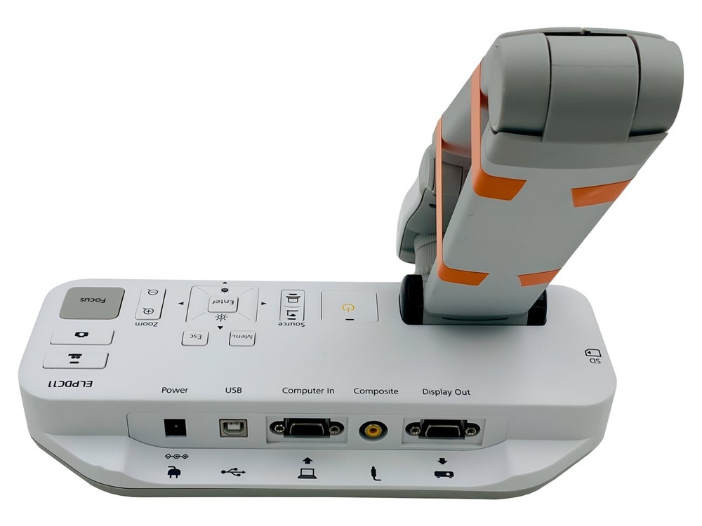 Epson ELPDC11 30FPS 10x Digital Zoom Document Camera Projector USB 2.0 w/Bundle