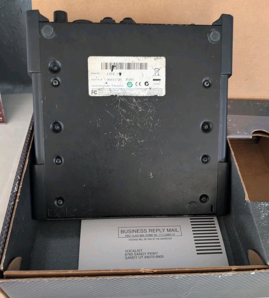 Digitech Vocalist Live 3 Vocal Multi Effects Processor Pedal + Power Supply