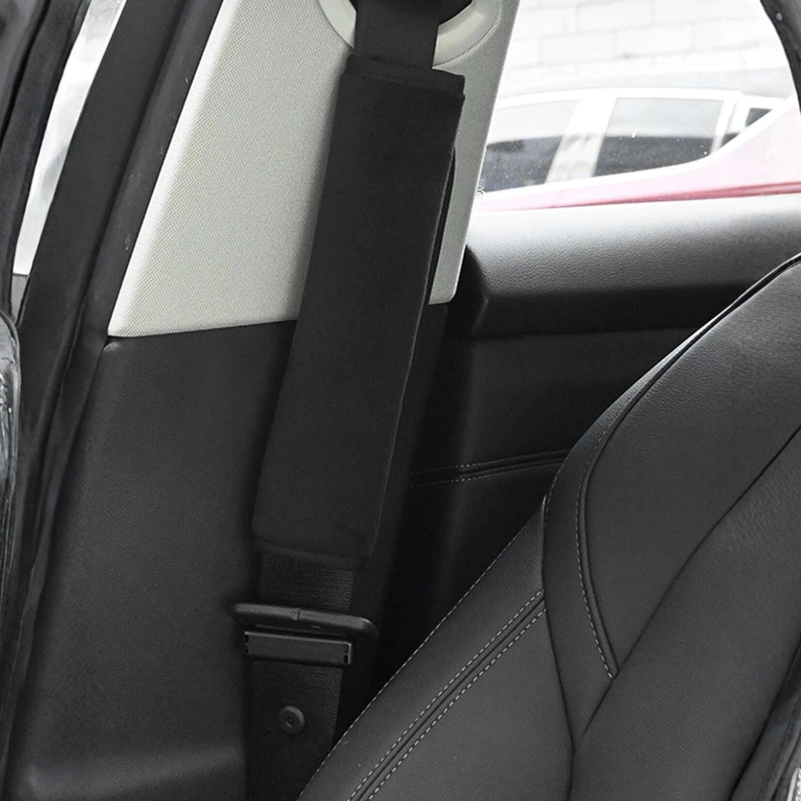 2P Comfortable Seat Belt Covers Auto Shoulder Soft Plush Pad Car Accessories NEW