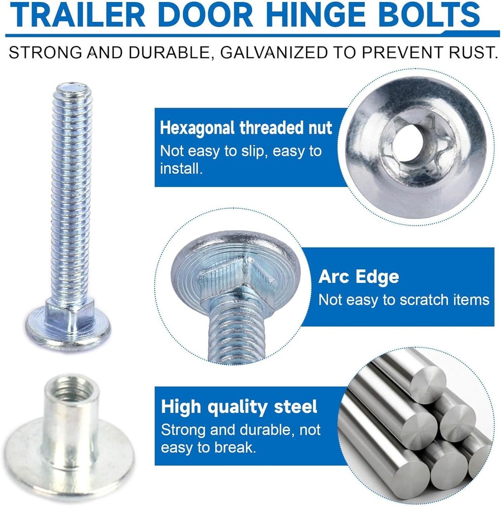 Trailer Hasp Bolt Kit for Cam Action