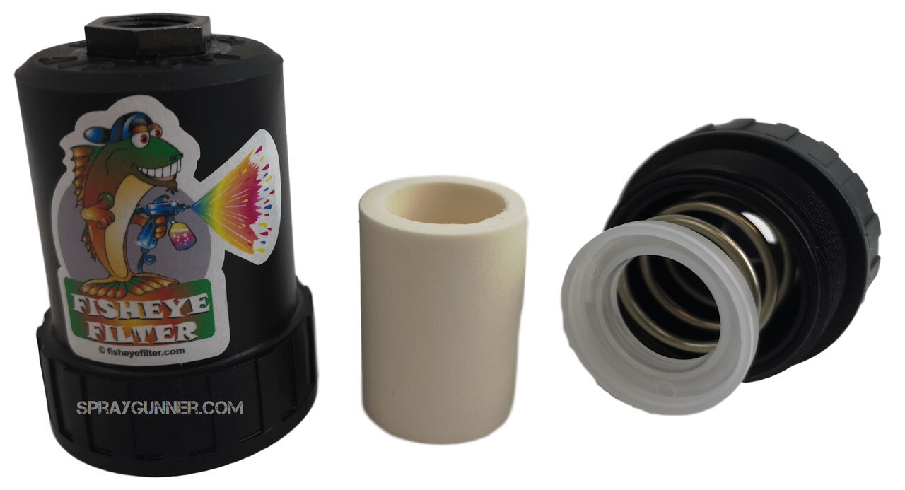 Fisheye in-line air filter