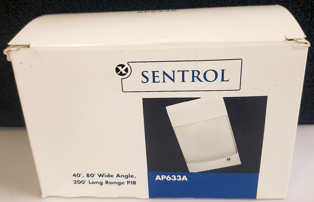 SENTROL AP633A Passive WIDE ANGLE LongRange 200' Security System INFRARED SENSOR