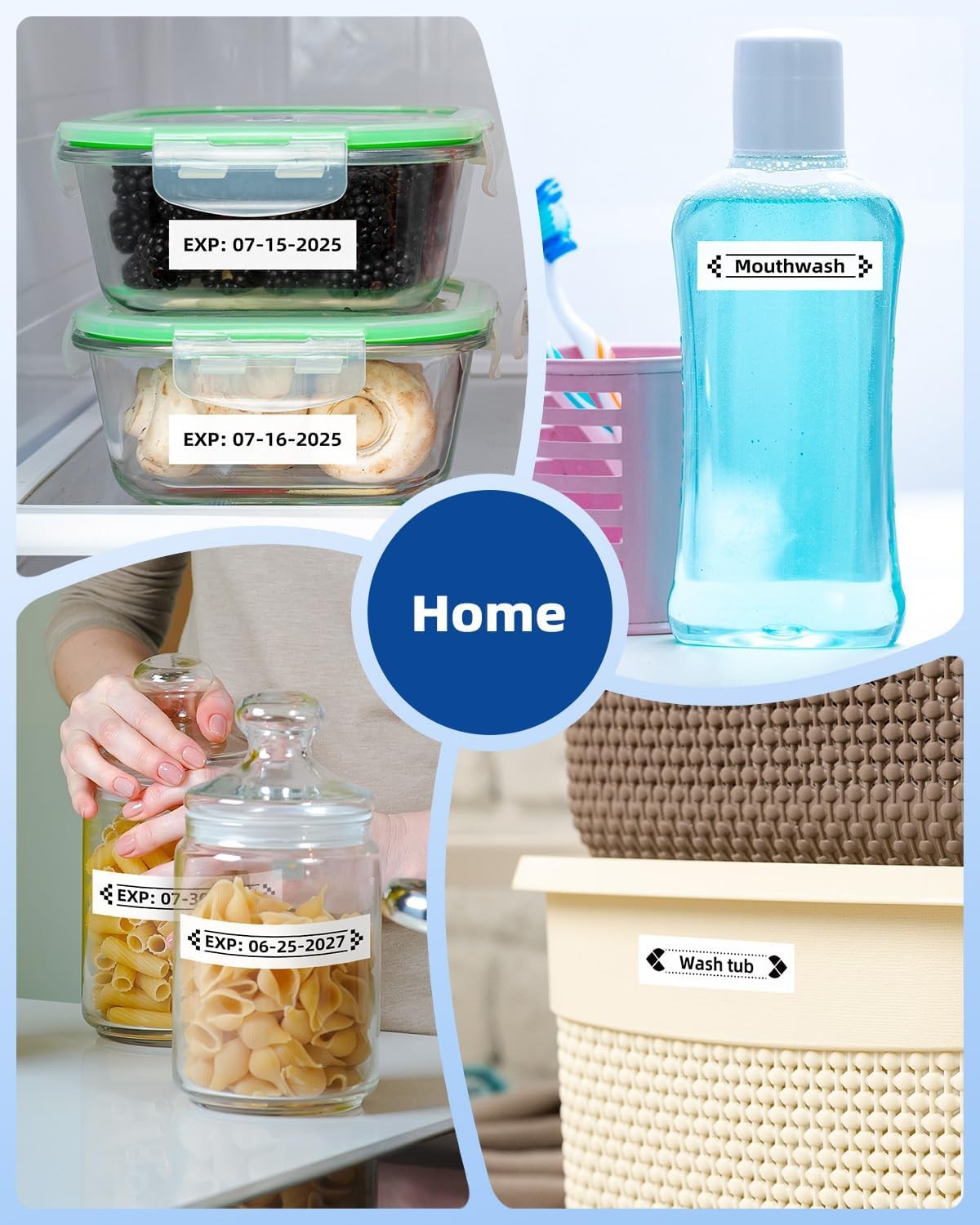 5PK TZE-241 Tape 18mm Laminated White Compatible for Brother P-Touch US seller