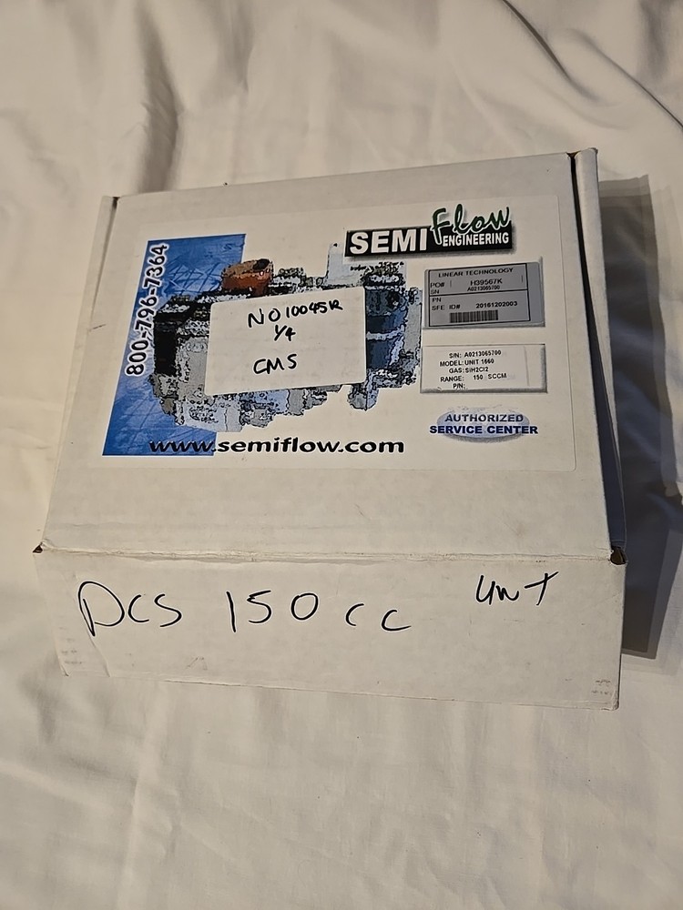 UNIT Instruments UFM-1660 Mass Flow Controller, 150 SCCM, SiH2Cl2 Gas