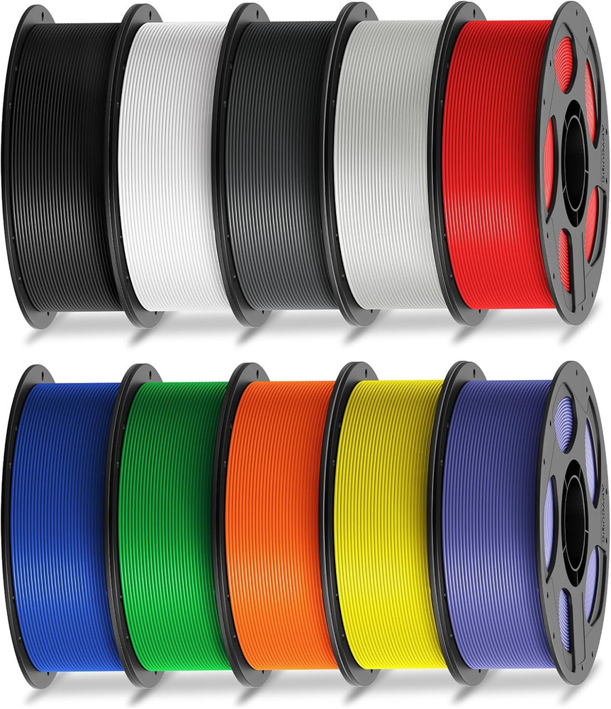 PLA Filament 1.75Mm Bundle, 3D Printer Filament 1.75Mm Dimensional Accuracy +/-
