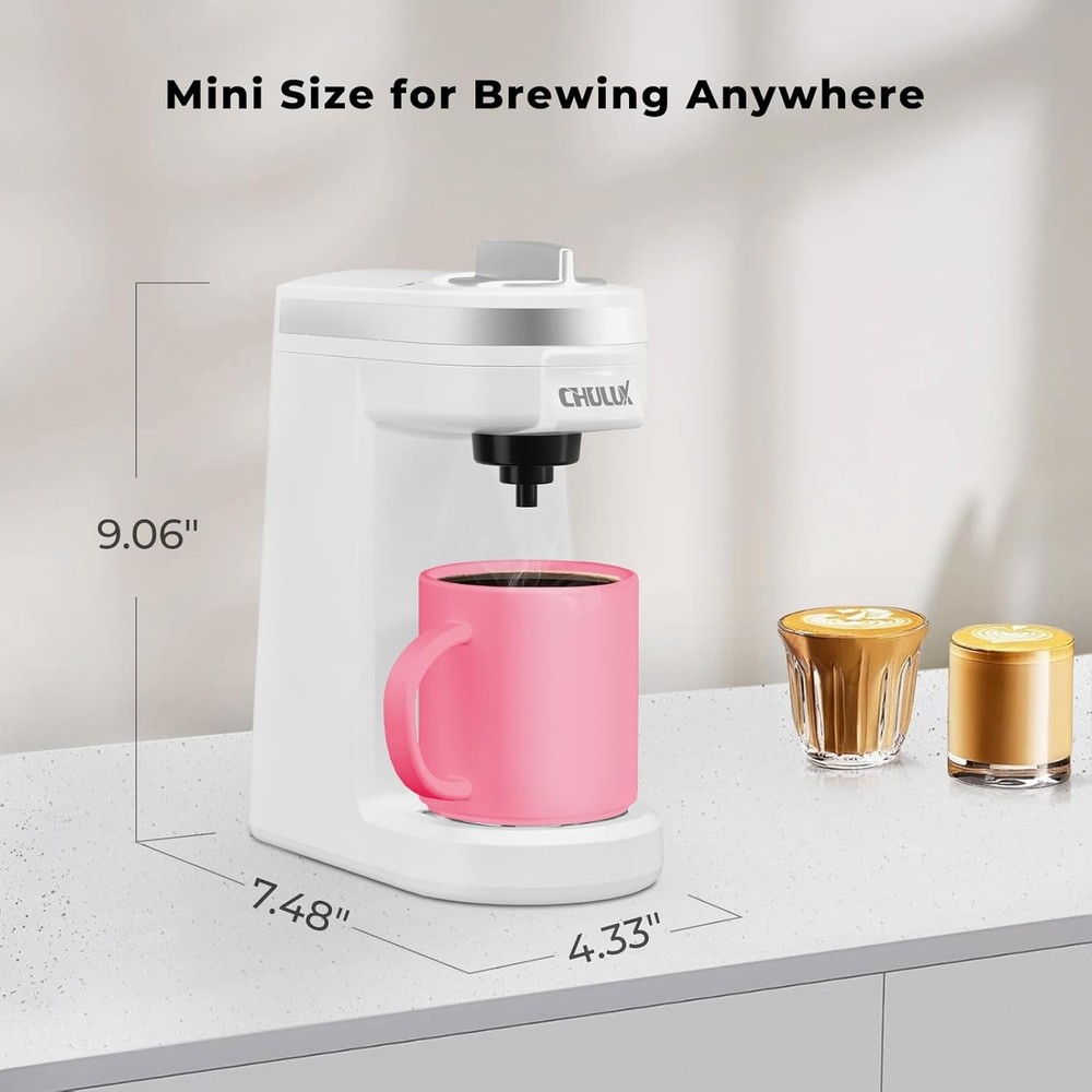 Mini coffee maker, single-cup American coffee maker, lightweight capsule coffee