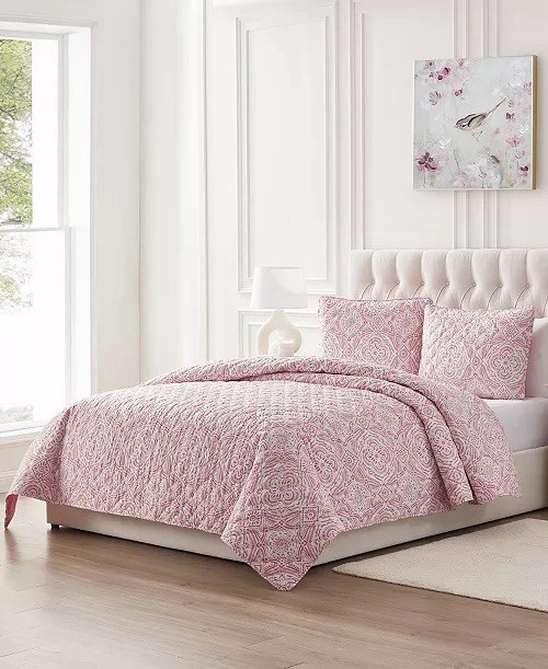 Seventh Studio Baha Medallion 3-Pc. Quilt Set, King