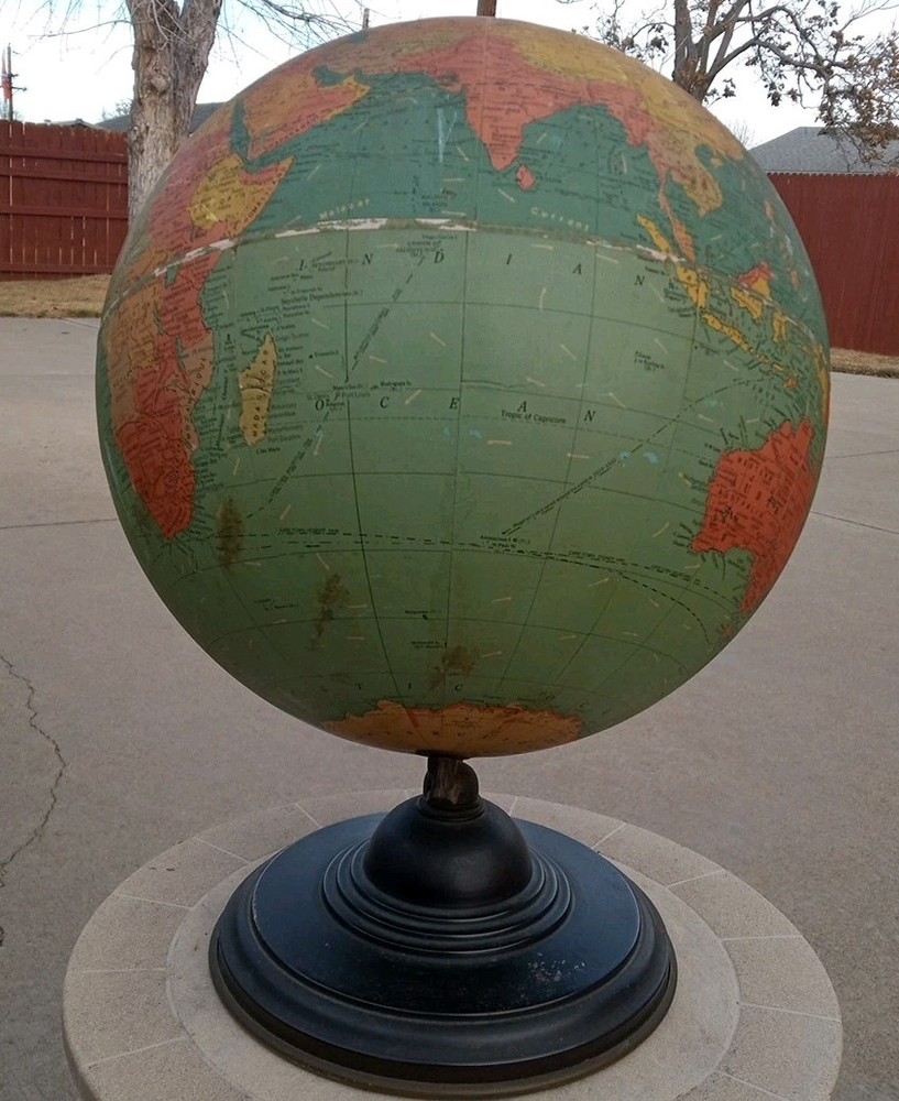 1930-1934 12" Replogle Standard Globe (Manchukuo) Deco