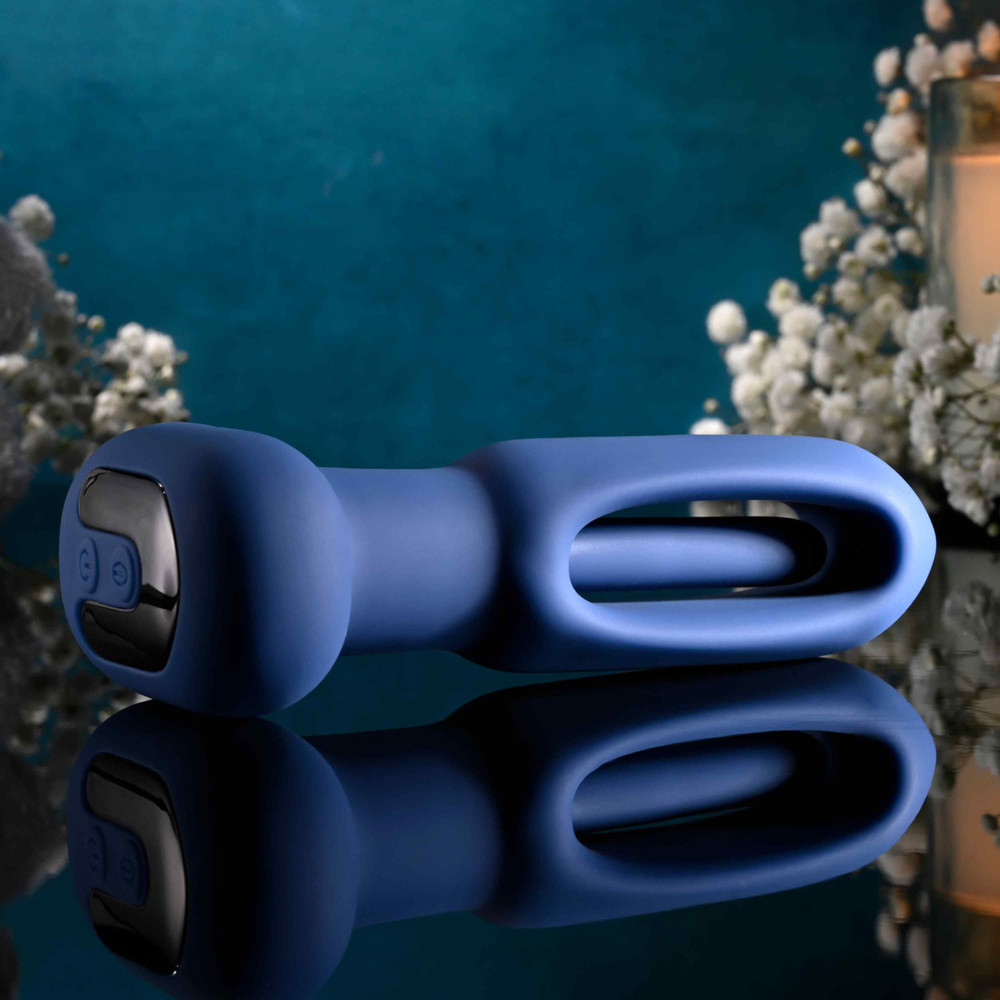 Remote Control Waterproof Vibrating Flapping Butt Plug Multi-speed Anal Vibrator
