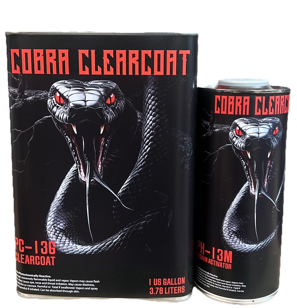 HIGH GLOSS & SOLIDS PROFESSIONAL CLEAR COAT GALLON WITH MEDIUM ACTIVATOR 4:1