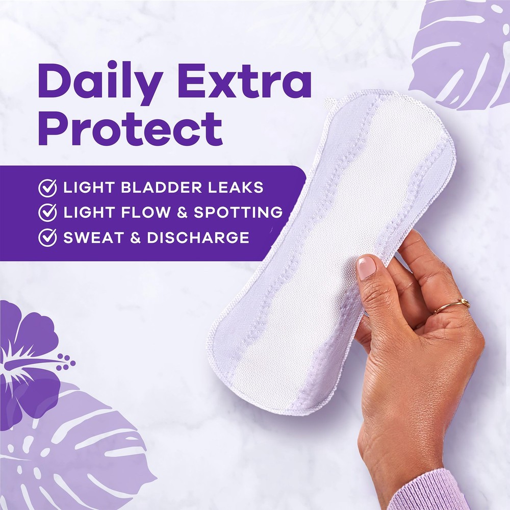 Always Daily Extra Protect Liners, Long Length, Unscented