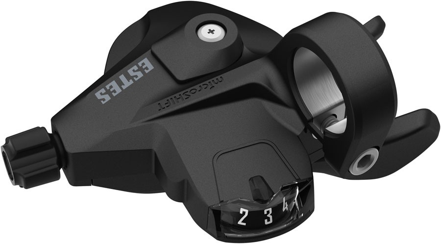 microSHIFT Estes 8-Speed Thumb Shifter with Optical Gear Indicator - Durable,