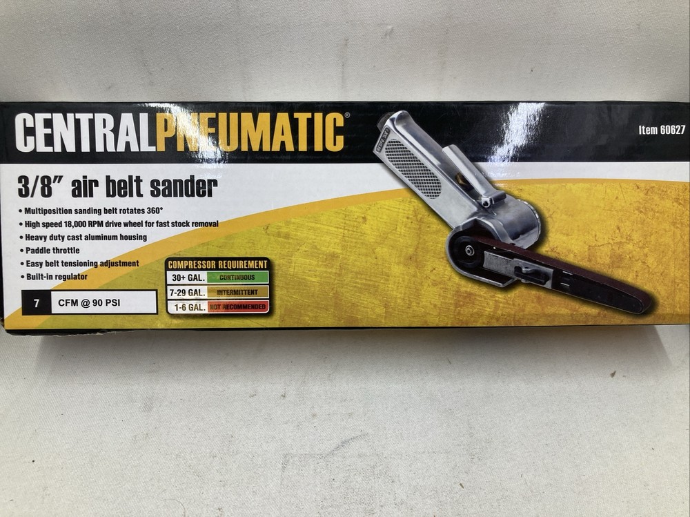 Pneumatic 3/8" Air Belt Sander (B)