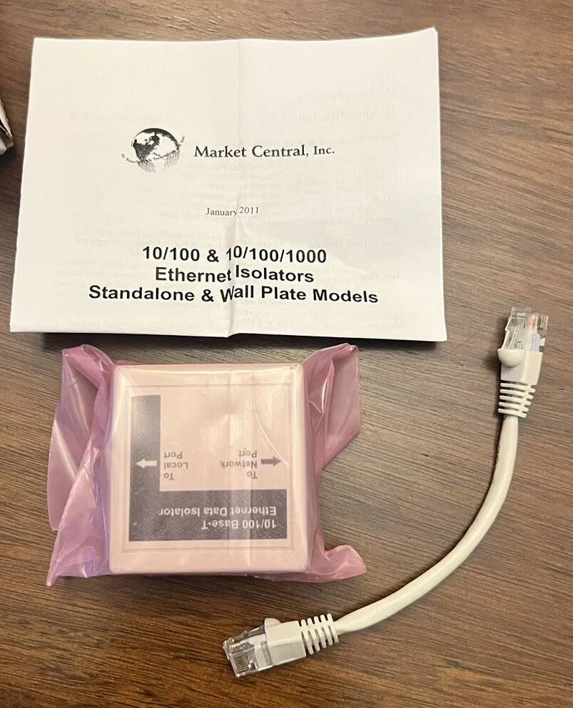 10/100 BASE-T Ethernet Data Isolator 60-00699
