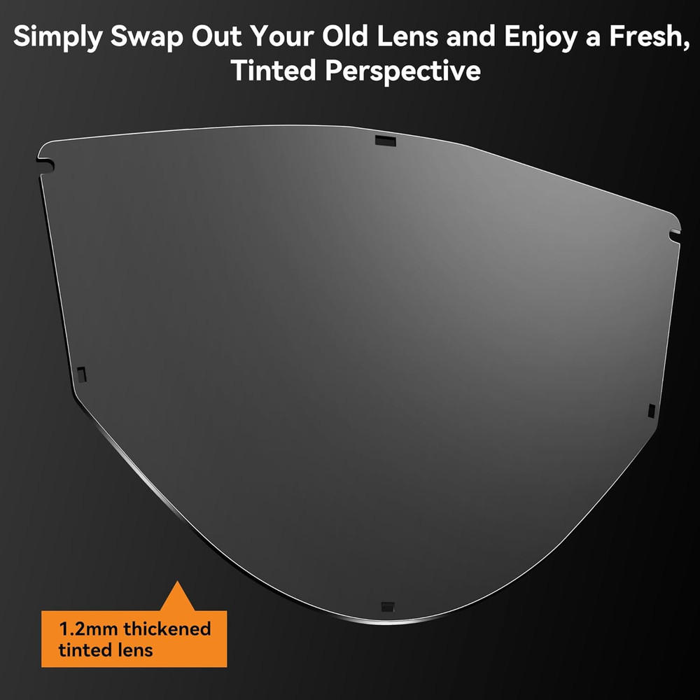 Replacement Window Compatible with Jackson Safety MAXVIEW Premium Face Shield Ma
