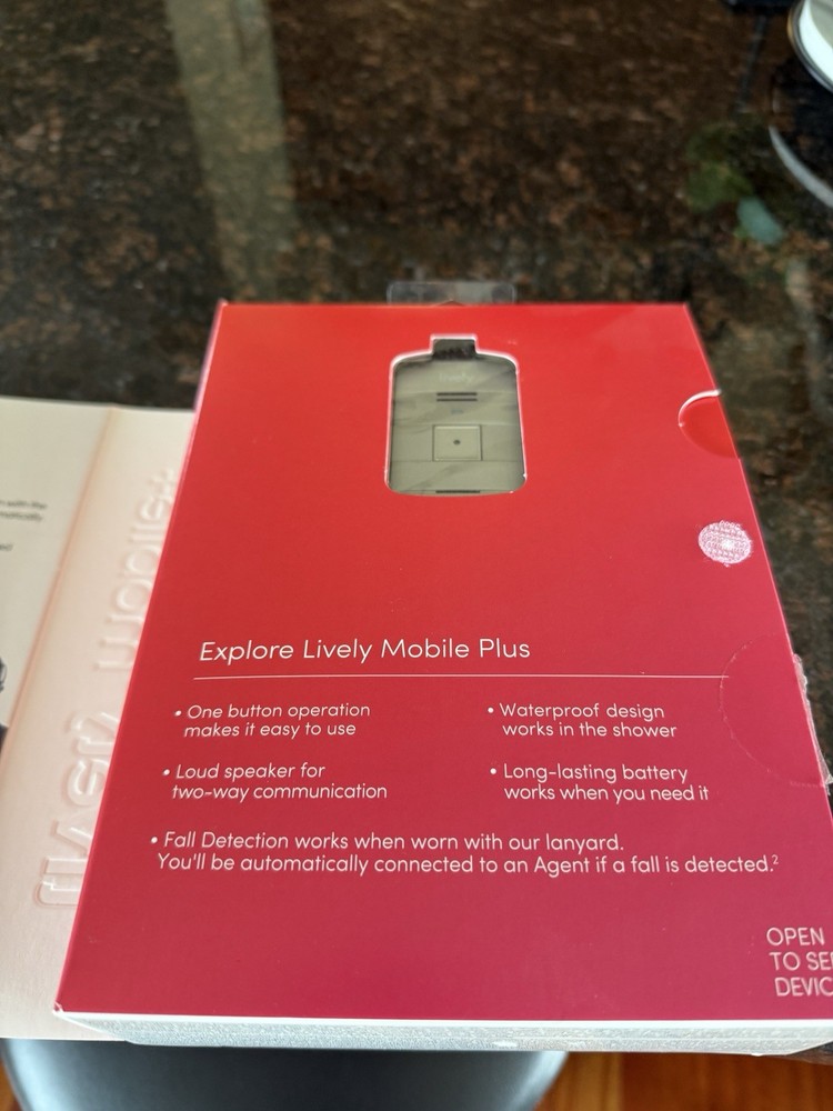 Lively Mobile Plus Call Response Medical Alert Device OPEN BOX