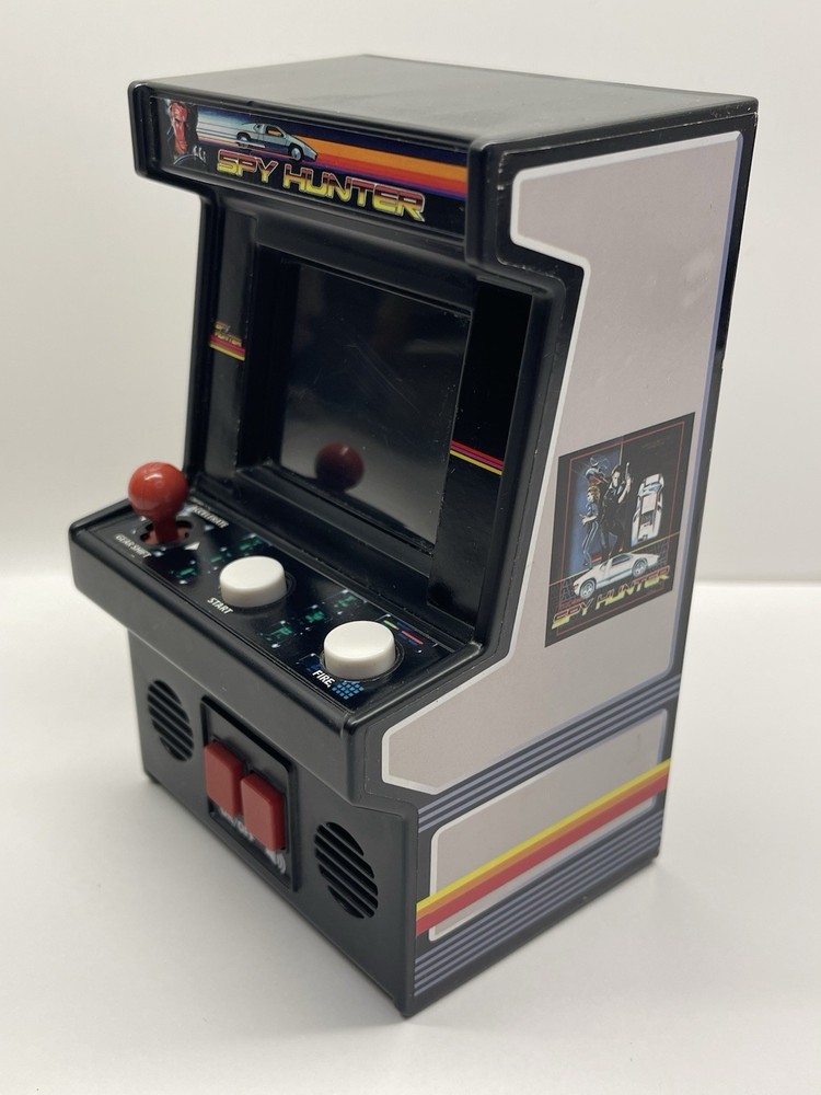 Spy Hunter Retro Mini Arcade Game by Basic Fun Inc #09640 Tested Working