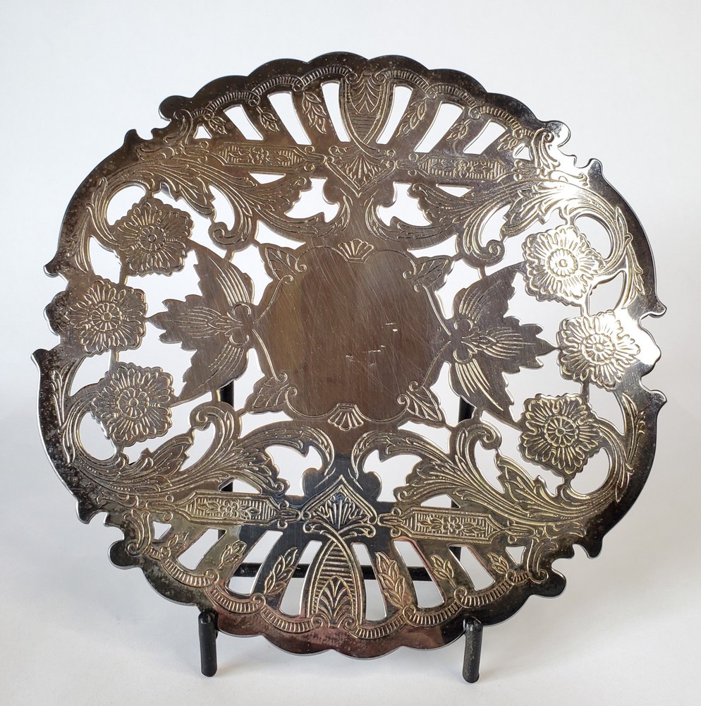 Silver Plated Wallace Trivet Pot Holder