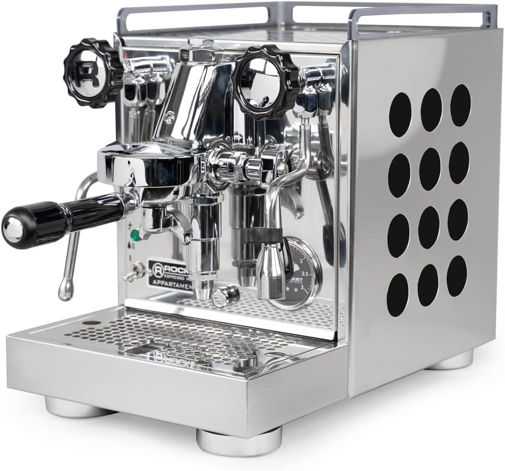 Rocket Espresso Appartamento Espresso Machine (Stainless/Black)