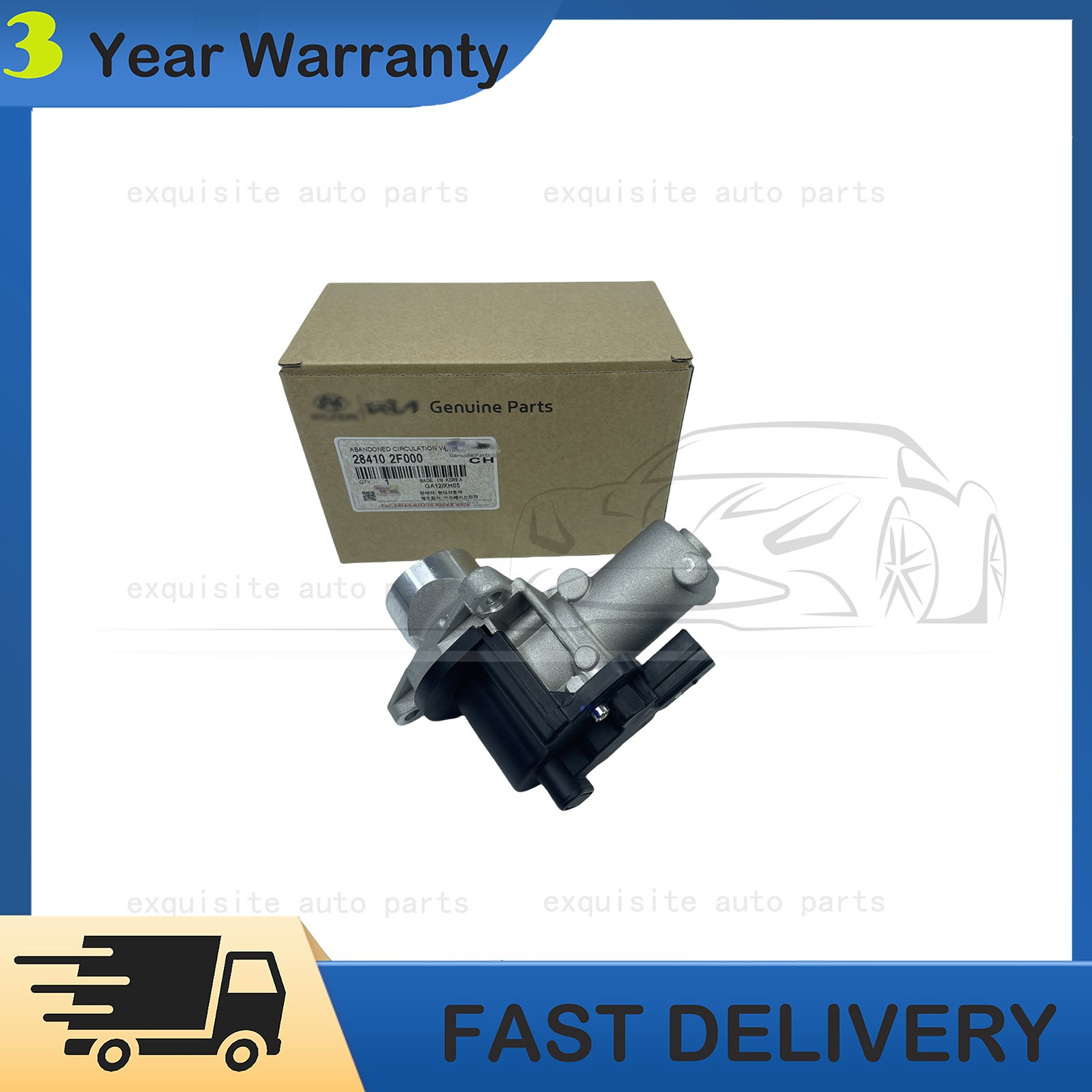 NEW  2014-2018 284102F600 EGR Valve 1P For Kia Sedona 28410-2F600 US STOCK