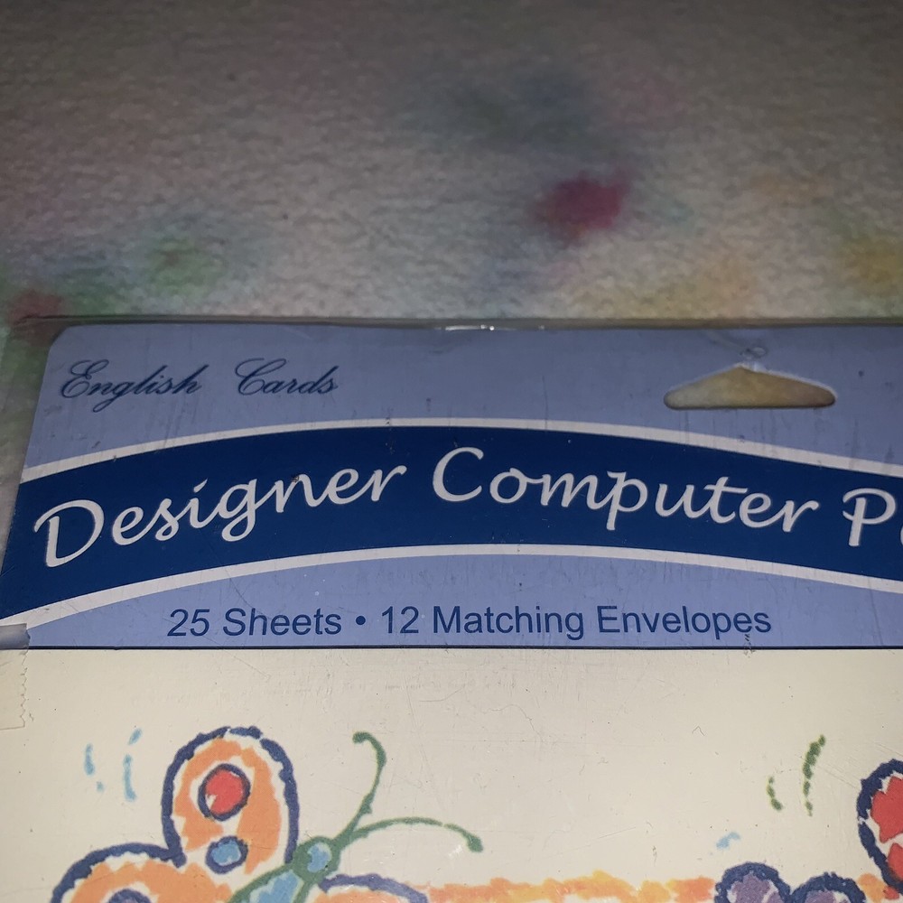 English Cards Designer Computer Paper