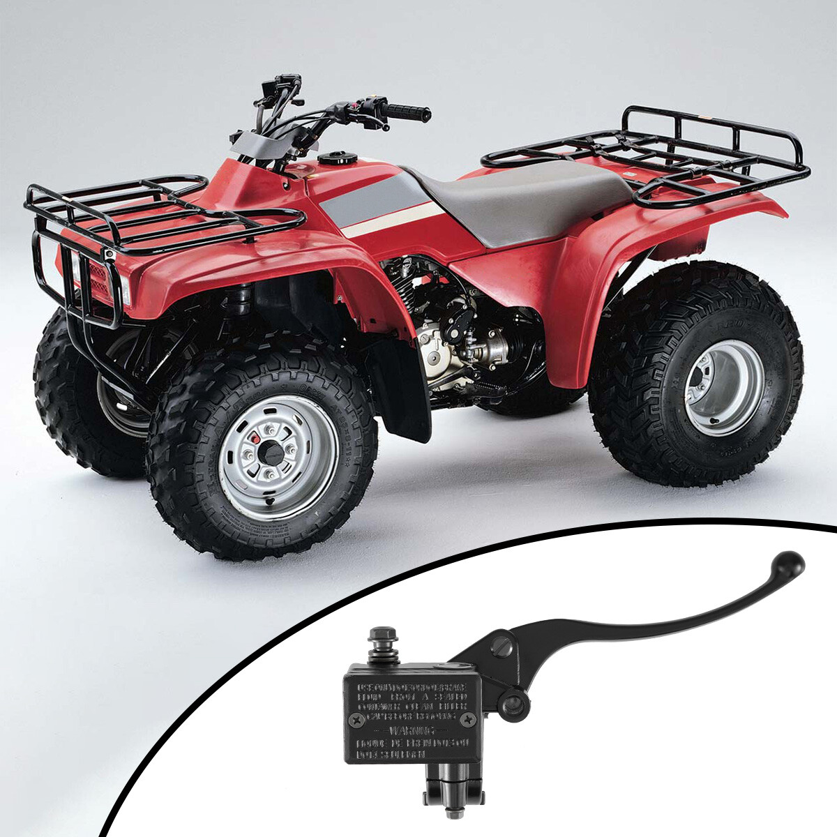 Front Brake Master Cylinder For HONDA FourTrax 125 200 250 300 350 TRX 1985-2000