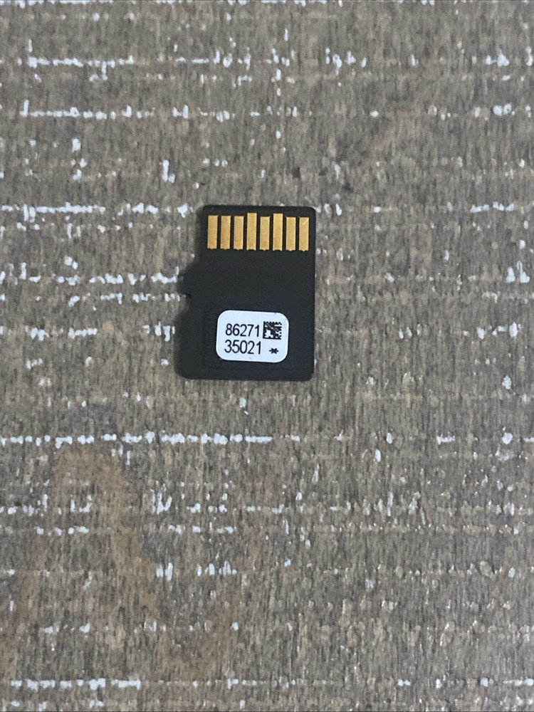ONE USED OEM TOYOTA NAVIGATION MAP MICRO SD CARD 86271-35021 EE