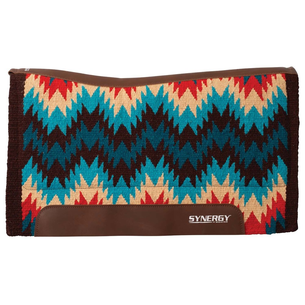 Weaver Synergy Contoured Performance Wool and Felt "Stampede" Saddle Pad