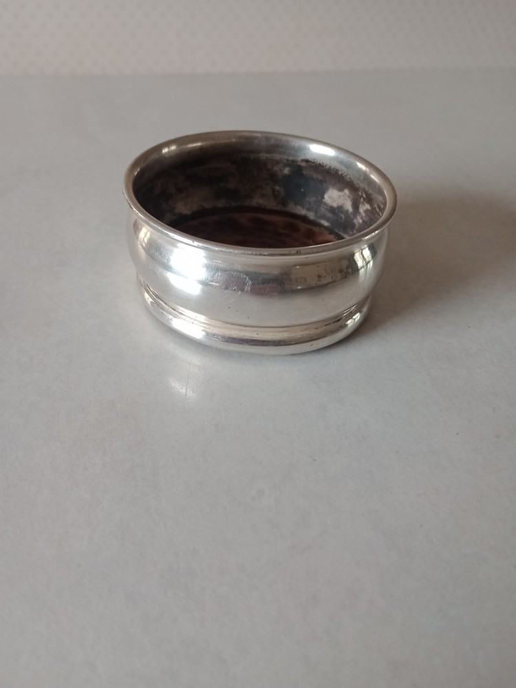 Antique Small Silver Plated Bottle Coaster