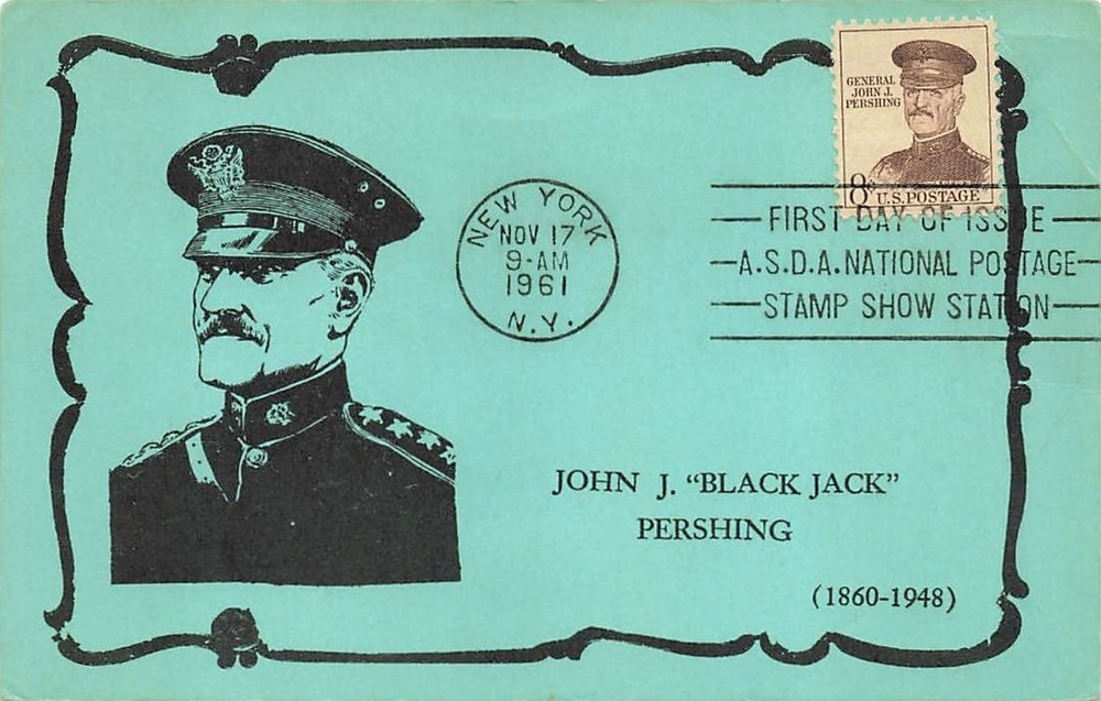 1042A 8c GENERAL JOHN PERSHING - Unknown maxicard